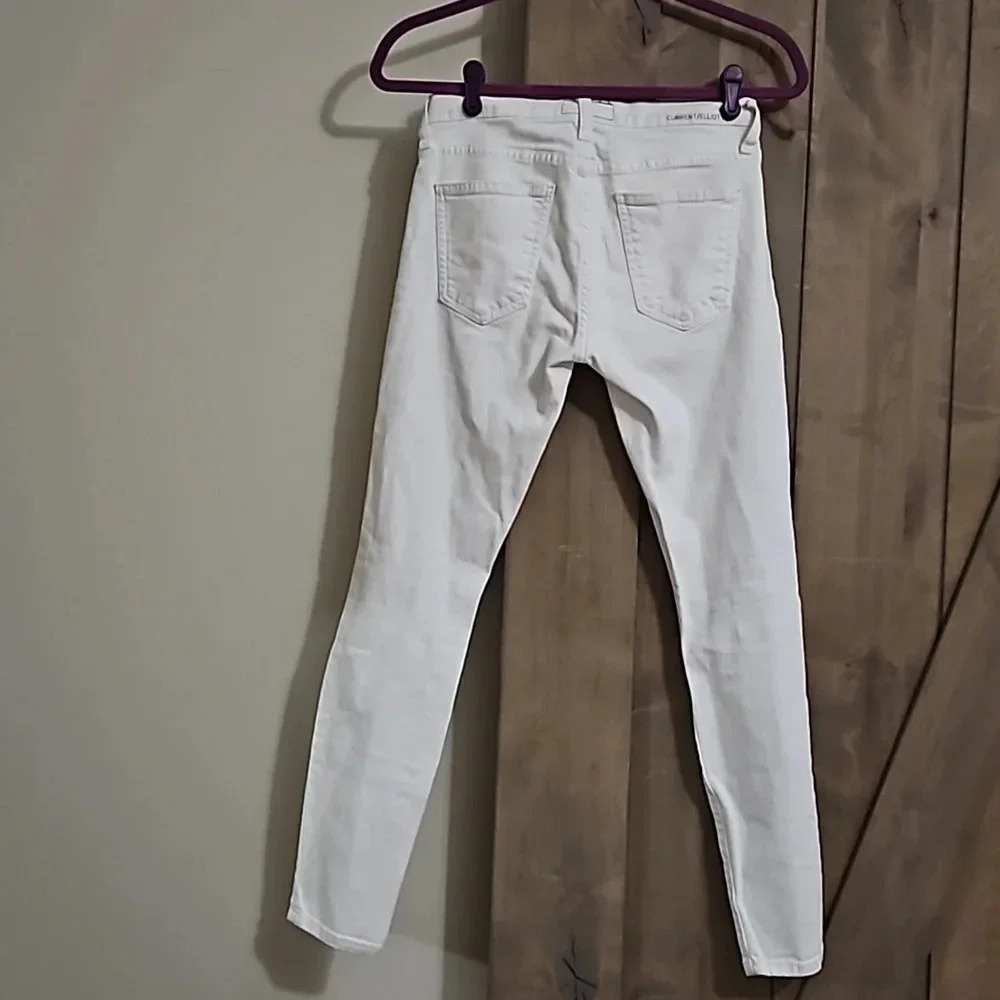 ANTHROPOLOGIE Current/Elliott The High Waist Stiletto Jean in Sugar. Size… - Picture 11 of 13